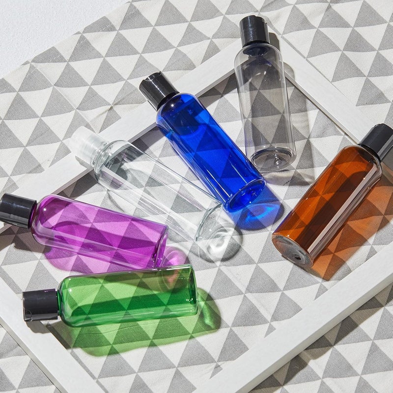 owlyee Travel Bottles for Toiletries 3.4 oz - Travel Size Containers for Shampoo Plastic - Small Empty Lotion Squeeze Bottle for Liquid TSA Approved - Leak Proof Mini Conditioner Refillable Clear 100ml - Image 4